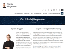 Tablet Screenshot of nikolajmogensen.dk